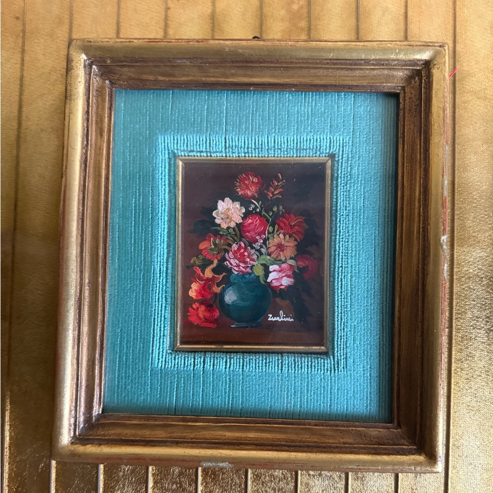 Original oil, Art Work from Venice signed Zurlini